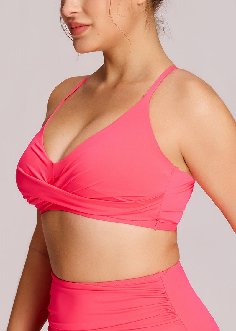 Women's Ruched Tummy Control Bikini Set