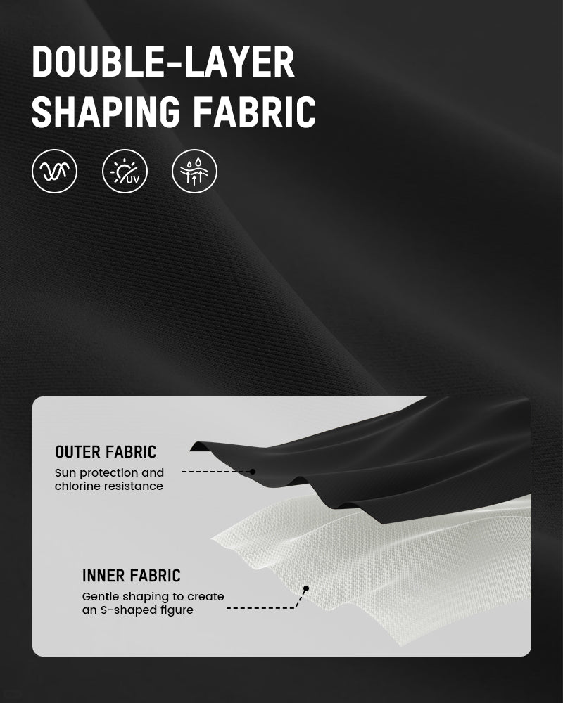 Women's Halter V Neck Tummy Control Swim Romper One Piece Swimsuit