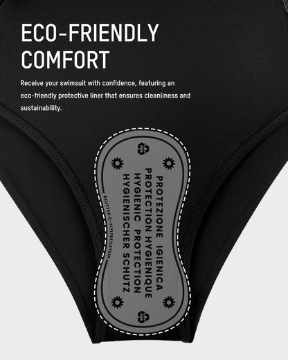 Women's Twist Front Tummy Control One-Piece Swimsuit