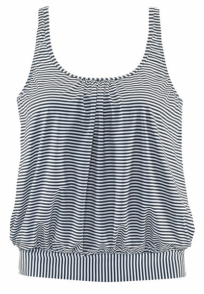 Women's Striped Loose Tankini Set